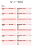 Versatile Weekly Planners, printable weekly planner to do list, minimal weekly program, weekly organizer, weekly journal A4,week at a glance digital download - Blululi