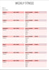 Versatile Weekly Planners, printable weekly planner to do list, minimal weekly program, weekly organizer, weekly journal A4,week at a glance digital download - Blululi