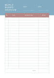 Versatile Weekly Planners, printable weekly planner to do list, minimal weekly program, weekly organizer, weekly journal A4,week at a glance digital download - Blululi
