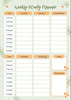 Versatile Weekly Planners, printable weekly planner to do list, minimal weekly program, weekly organizer, weekly journal A4,week at a glance digital download - Blululi