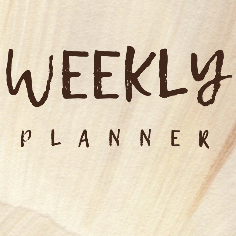 Versatile Weekly Planners, printable weekly planner to do list, minimal weekly program, weekly organizer, weekly journal A4,week at a glance digital download - Blululi