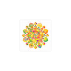 Vibrant Colorful Mandala Art Print Poster Poster - Blululi