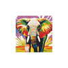 Vibrant Elephant Art Print - Savanna Animal Poster Poster - Blululi