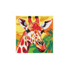 Vibrant Giraffe Savanna Poster - Colorful Art Poster - Blululi