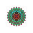 Vibrant Hand - Drawn Mandala Poster Art Poster - Blululi