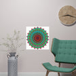 Vibrant Hand - Drawn Mandala Poster Art Poster - Blululi