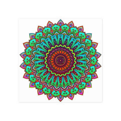 Vibrant Hand - Drawn Mandala Poster Art Poster - Blululi
