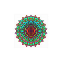 Vibrant Hand - Drawn Mandala Poster Art Poster - Blululi