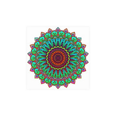 Vibrant Hand - Drawn Mandala Poster Art Poster - Blululi