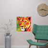 Vibrant Lioness Jungle Art Print Poster - Blululi