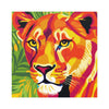 Vibrant Lioness Jungle Art Print Poster - Blululi