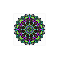 Vibrant Mandala Art Poster - Colorful & Intricate Poster - Blululi