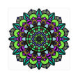 Vibrant Mandala Art Poster - Colorful & Intricate Poster - Blululi
