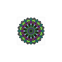 Vibrant Mandala Art Poster - Colorful & Intricate Poster - Blululi