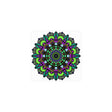 Vibrant Mandala Art Poster - Colorful & Intricate Poster - Blululi