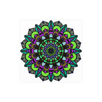 Vibrant Mandala Art Poster - Colorful & Intricate Poster - Blululi