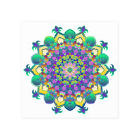 Vibrant Mandala Art Poster - Intricate & Colorful Poster - Blululi