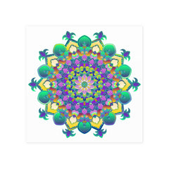Vibrant Mandala Art Poster - Intricate & Colorful Poster - Blululi