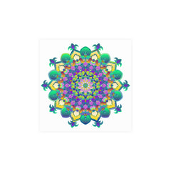 Vibrant Mandala Art Poster - Intricate & Colorful Poster - Blululi