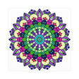Vibrant Mandala Art Print - Colorful & Detailed Poster - Blululi