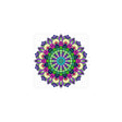 Vibrant Mandala Art Print - Colorful & Detailed Poster - Blululi