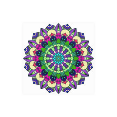 Vibrant Mandala Art Print - Colorful & Detailed Poster - Blululi