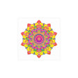 Vibrant Mandala Art Print - Colorful Floral Design Poster - Blululi