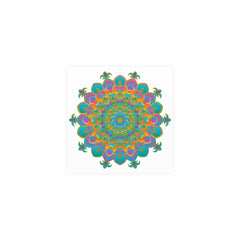 Vibrant Mandala Art Print - Colorful Geometric Design Poster - Blululi