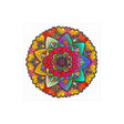 Vibrant Mandala Art Print - Colorful & Intricate Poster - Blululi
