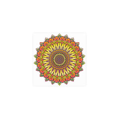 Vibrant Mandala Art Print - Colorful & Intricate Poster - Blululi