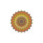Vibrant Mandala Art Print - Colorful & Intricate Poster - Blululi