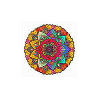 Vibrant Mandala Art Print - Colorful & Intricate Poster - Blululi