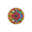 Vibrant Mandala Art Print - Colorful & Intricate Poster - Blululi