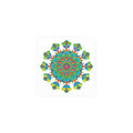 Vibrant Mandala Art Print - Colorful & Intricate Poster - Blululi
