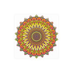 Vibrant Mandala Art Print - Colorful & Intricate Poster - Blululi