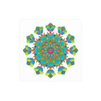 Vibrant Mandala Art Print - Colorful & Intricate Poster - Blululi