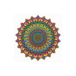 Vibrant Mandala Art Print - Geometric Design Poster - Blululi