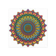 Vibrant Mandala Art Print - Geometric Design Poster - Blululi