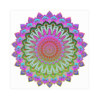 Vibrant Mandala Art Print - Intricate Design Poster - Blululi