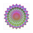Vibrant Mandala Art Print - Intricate Design Poster - Blululi