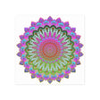 Vibrant Mandala Art Print - Intricate Design Poster - Blululi