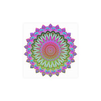 Vibrant Mandala Art Print - Intricate Design Poster - Blululi