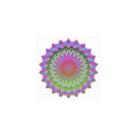 Vibrant Mandala Art Print - Intricate Design Poster - Blululi
