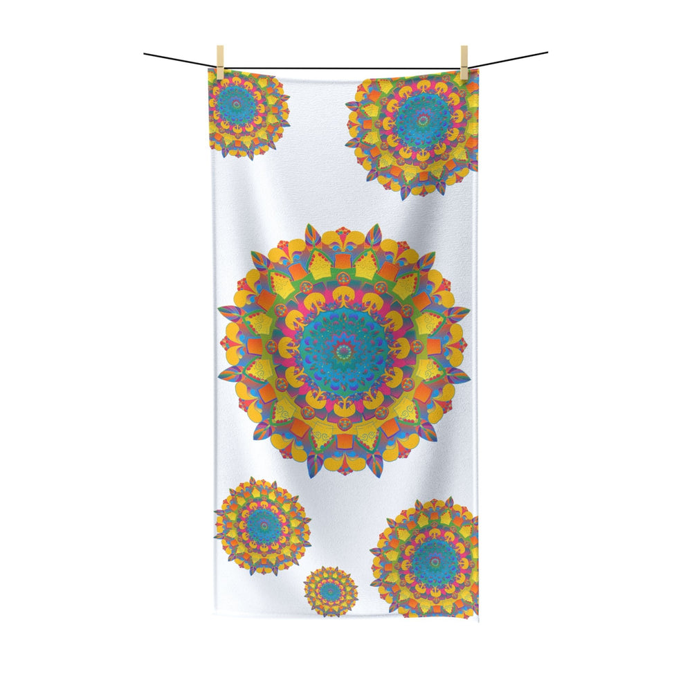 Vibrant Mandala Bath Towel - Colorful Art Home Decor - Blululi