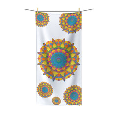 Vibrant Mandala Bath Towel - Colorful Art Home Decor - Blululi