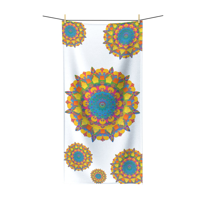 Vibrant Mandala Bath Towel - Colorful Art Home Decor - Blululi