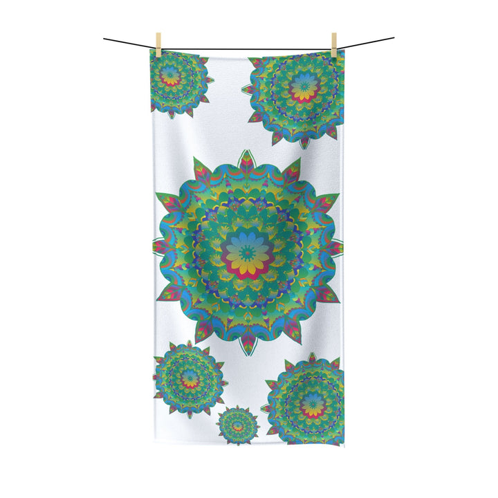 Vibrant Mandala Bath Towel - Colorful Art Home Decor - Blululi