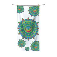 Vibrant Mandala Bath Towel - Colorful Art Home Decor - Blululi