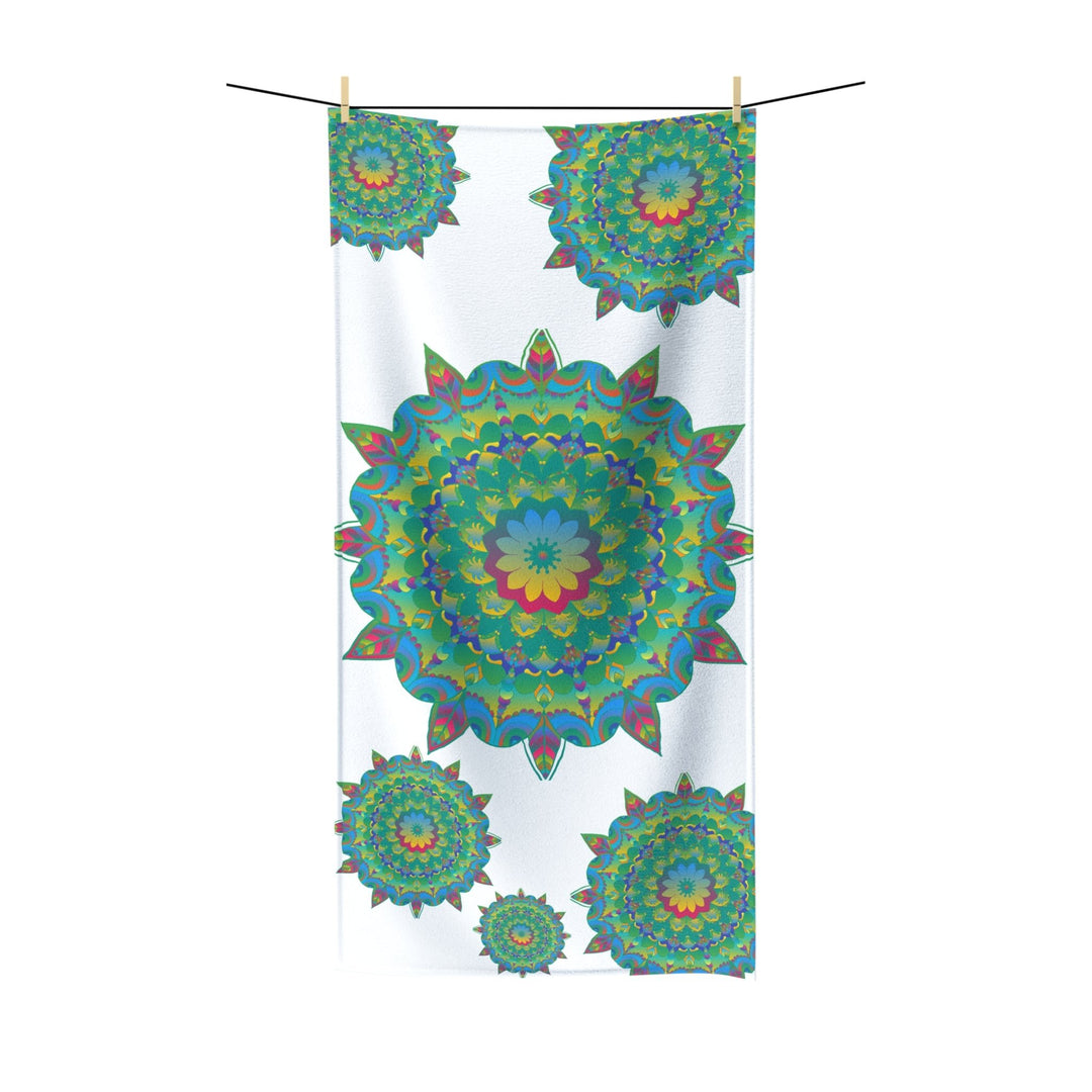 Vibrant Mandala Bath Towel - Colorful Art Home Decor - Blululi