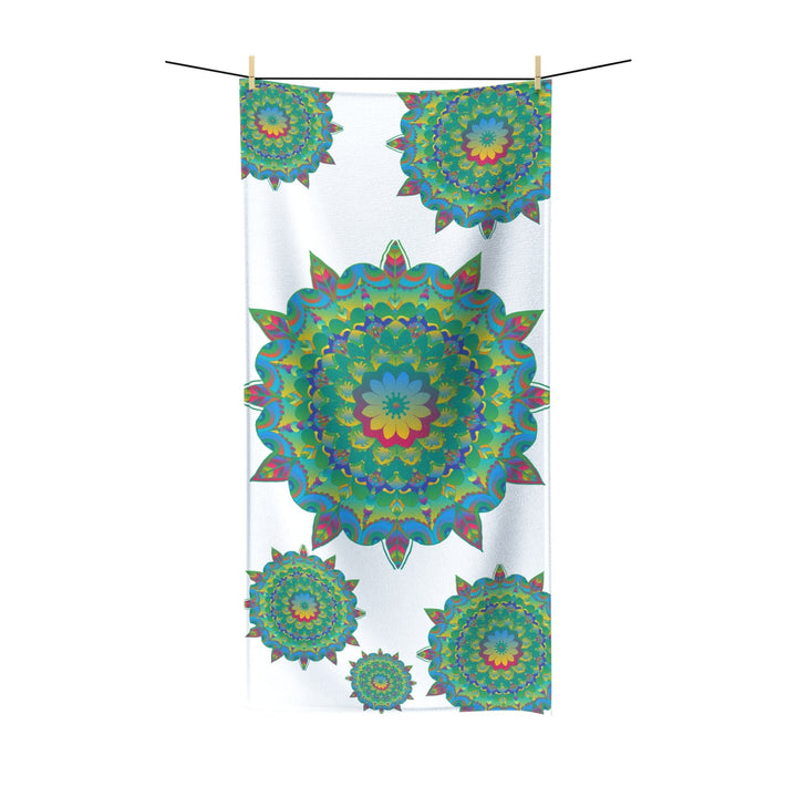 Vibrant Mandala Bath Towel - Colorful Art Home Decor - Blululi